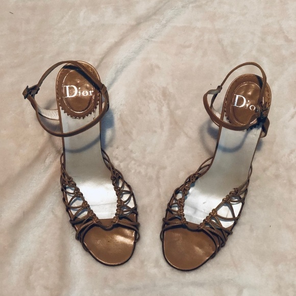 Christian Dior Sandal Heels Size 39.5 - Picture 3 of 16